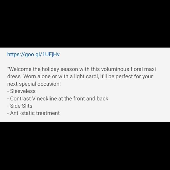 RW&Co | XS | Sleeveless V-Neck Maxi Dress Floral Print - Picture 3 of 3